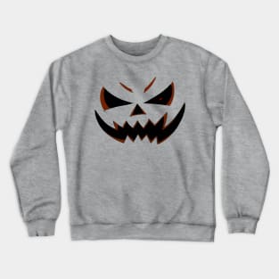 Pumpkin face Halloween Crewneck Sweatshirt